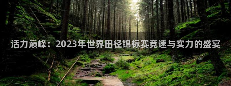betway西汉姆联官网：活力巅峰：2023年世界田径锦标赛竞速与实力的盛宴
